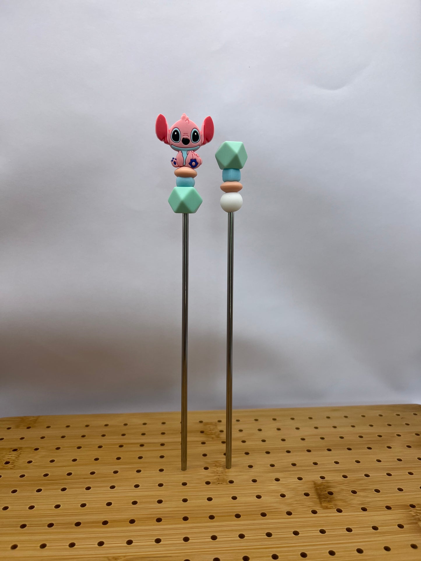 pink alien amigurumi sewing stick set