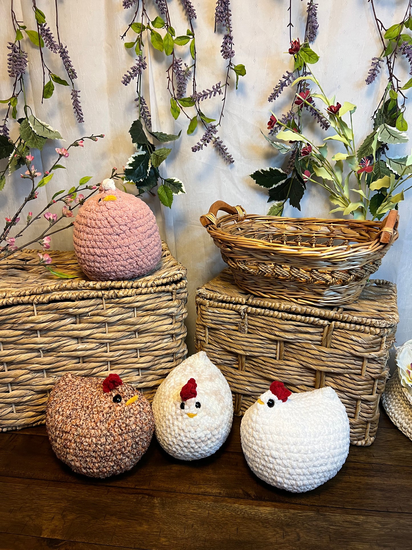 Mabel chicken pink