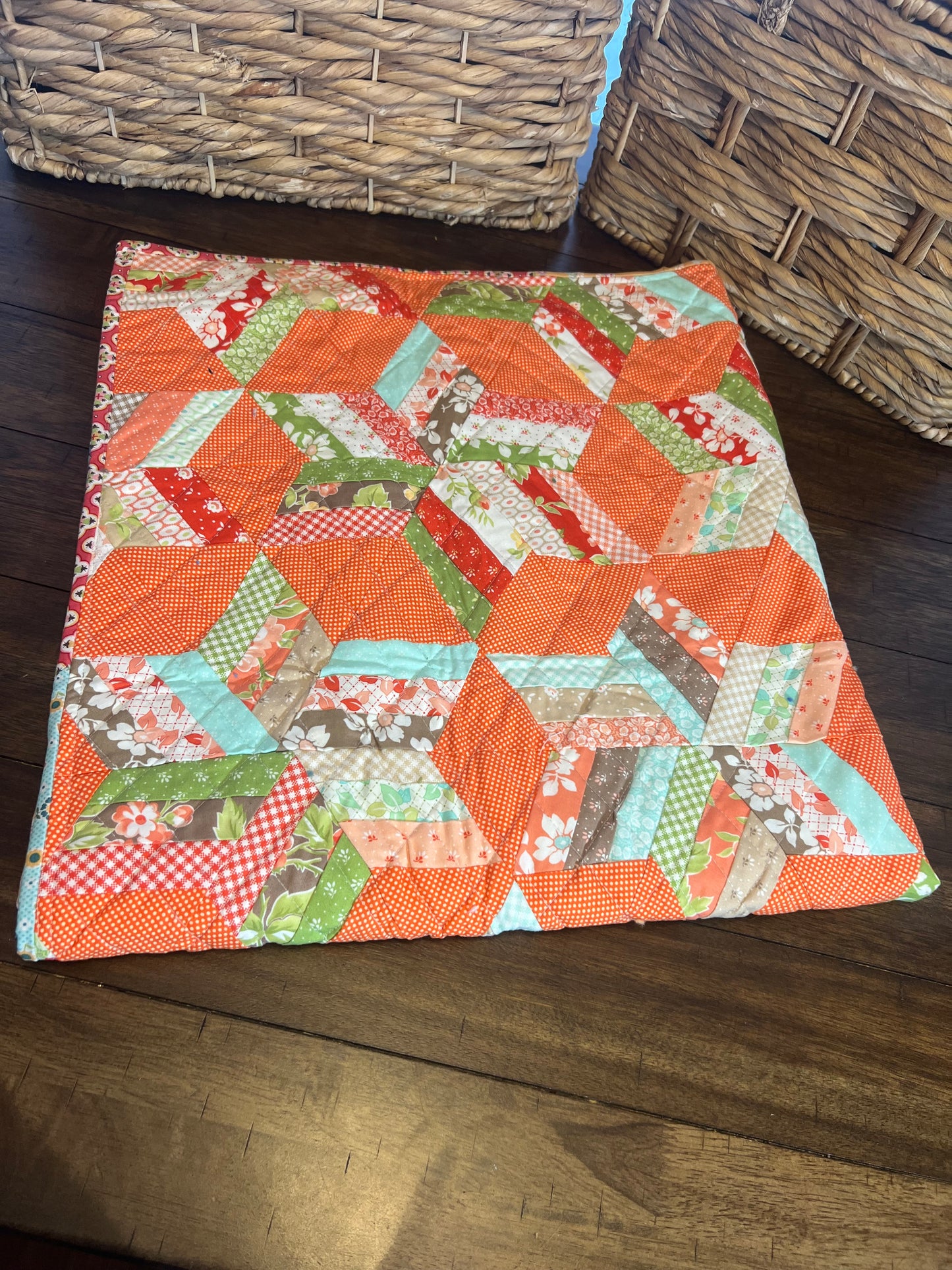 Handmade quilt Stars and strips