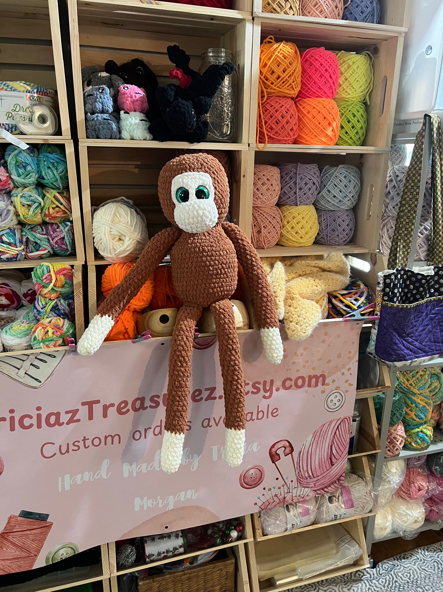 giant sock monkey