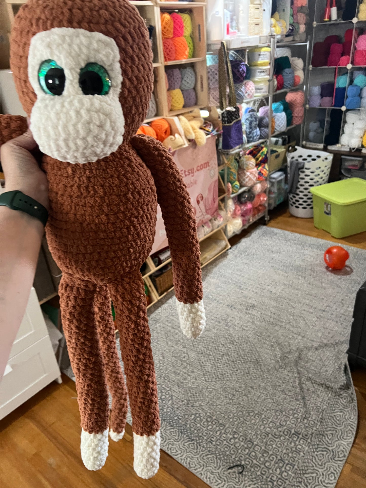 giant sock monkey