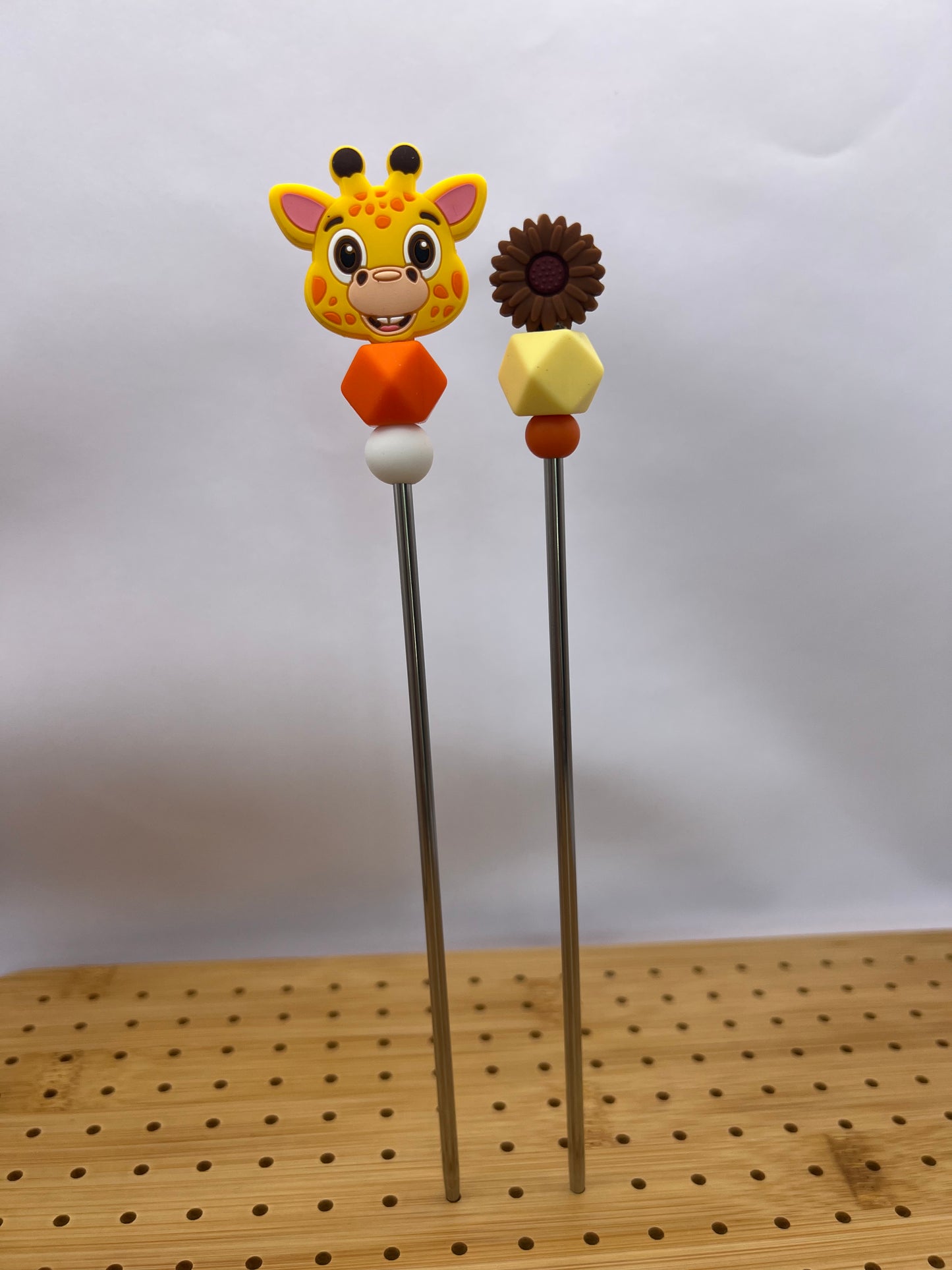 giraffe amigurumi sticks