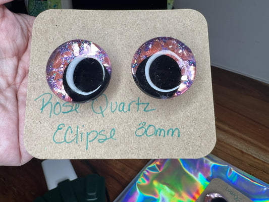 Rose quartz eclipse 30 mm