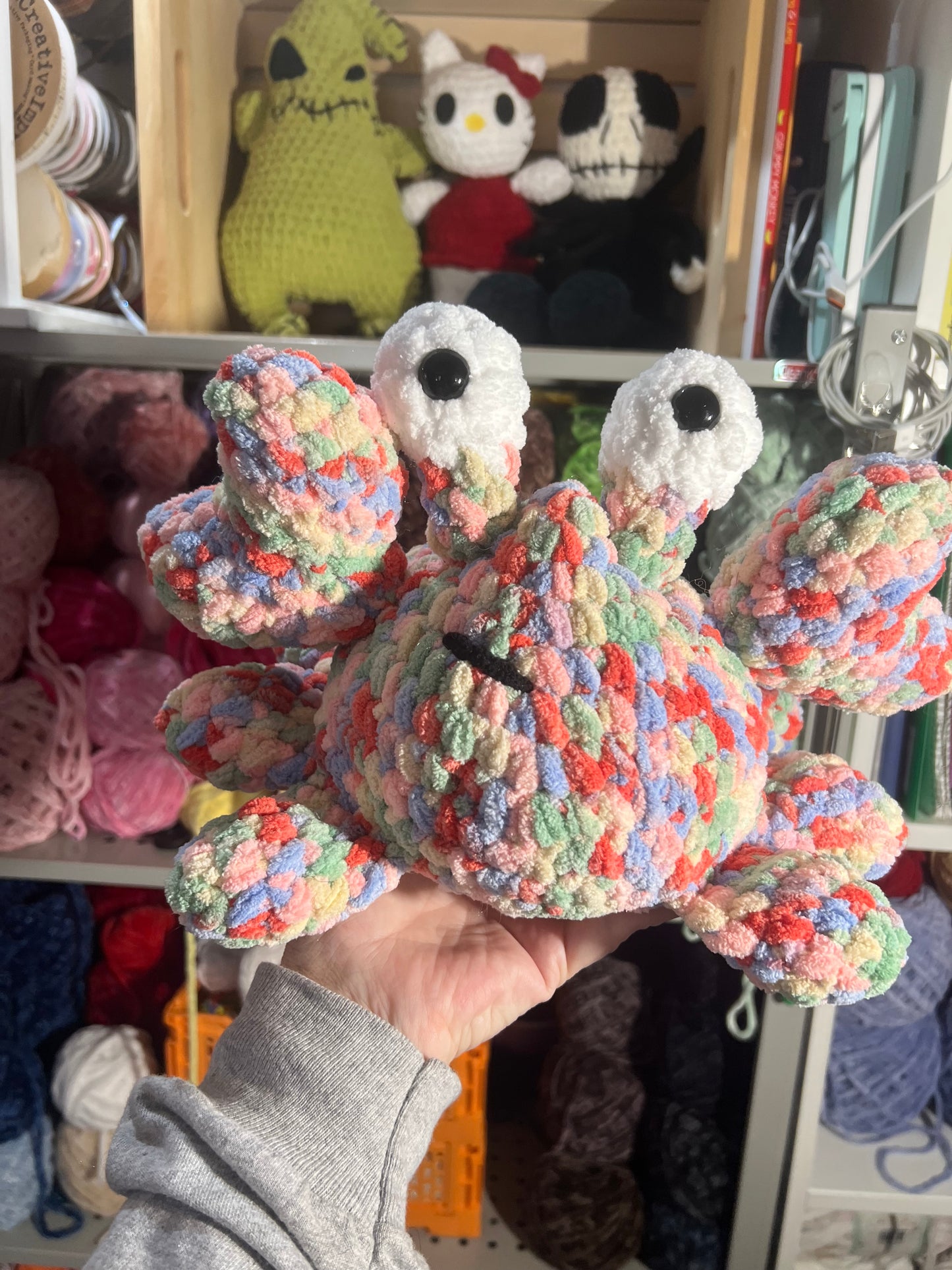 Silly crab, multicolor