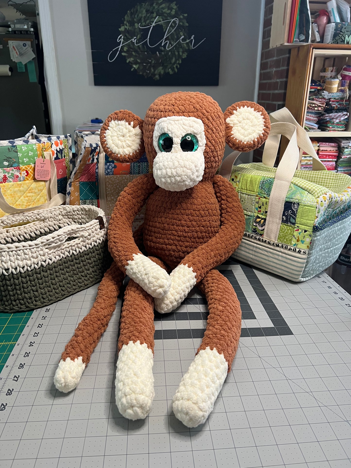giant sock monkey
