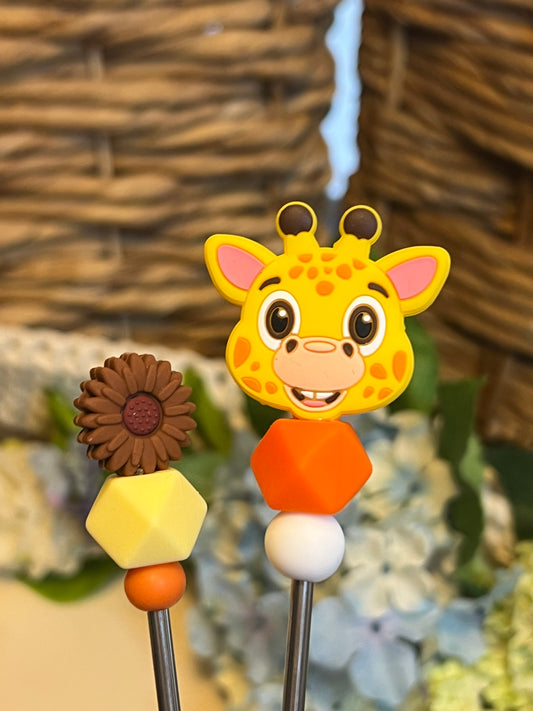 giraffe amigurumi sticks