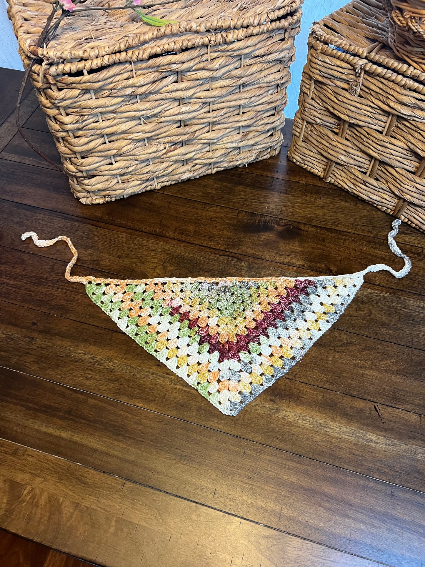 Handmade Crochet Bandana Autumn