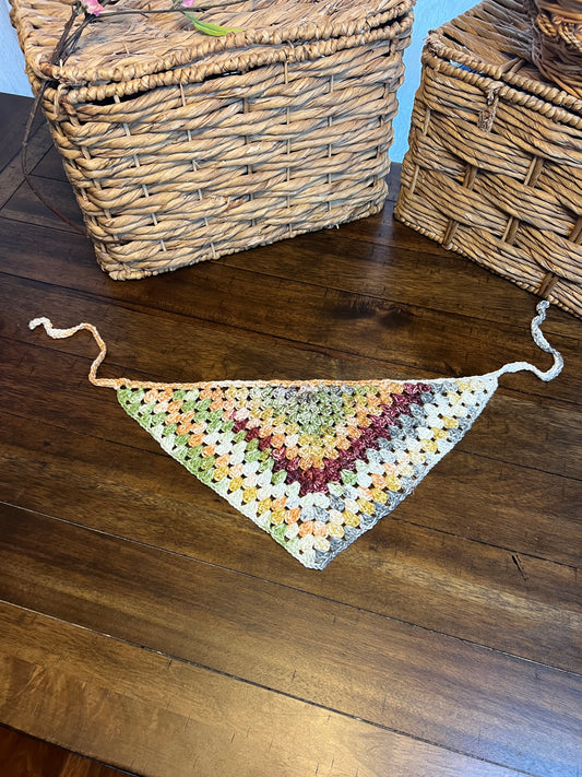 Handmade Crochet Bandana Autumn