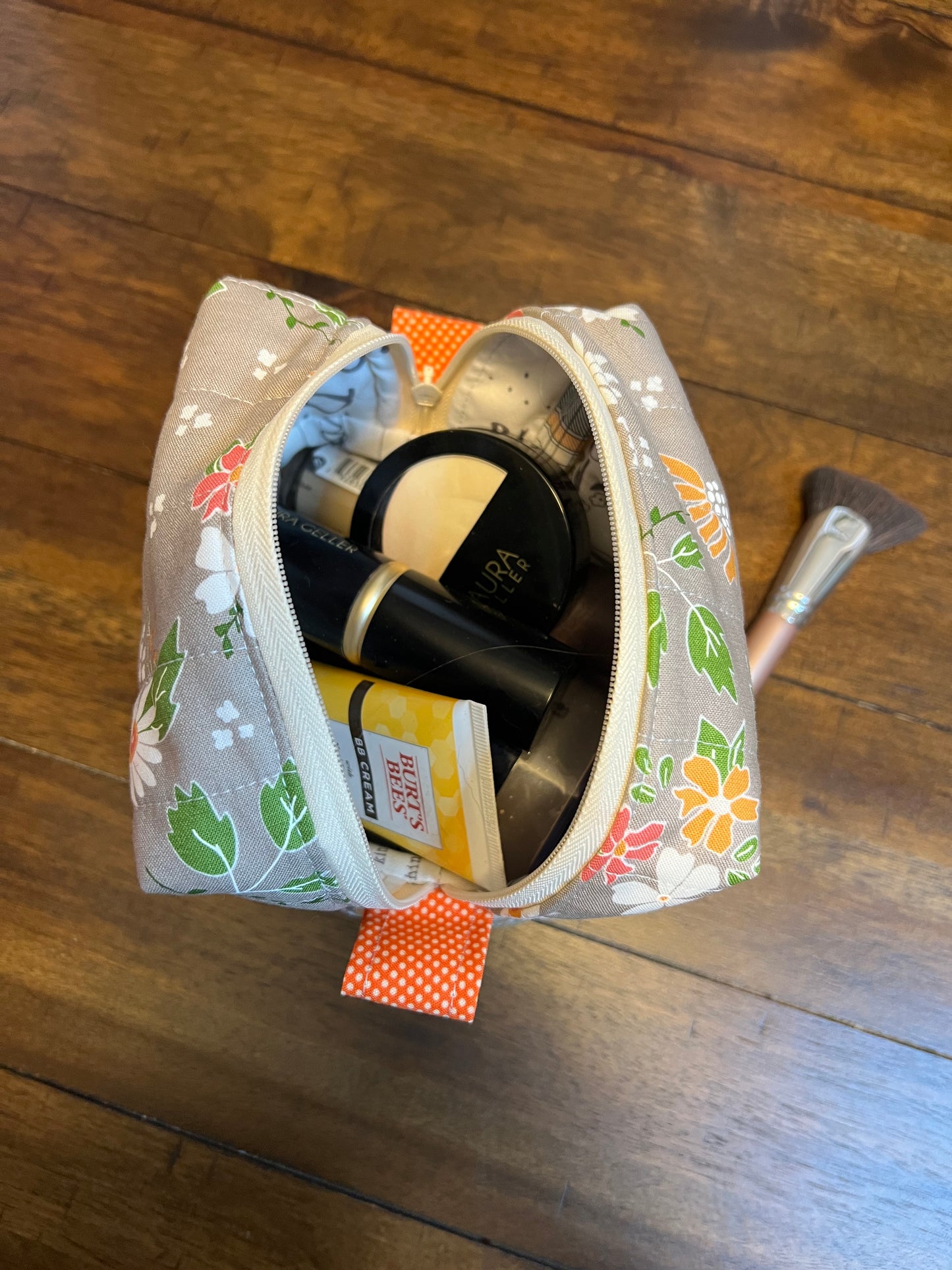 Mini makeup bag Fall bloom
