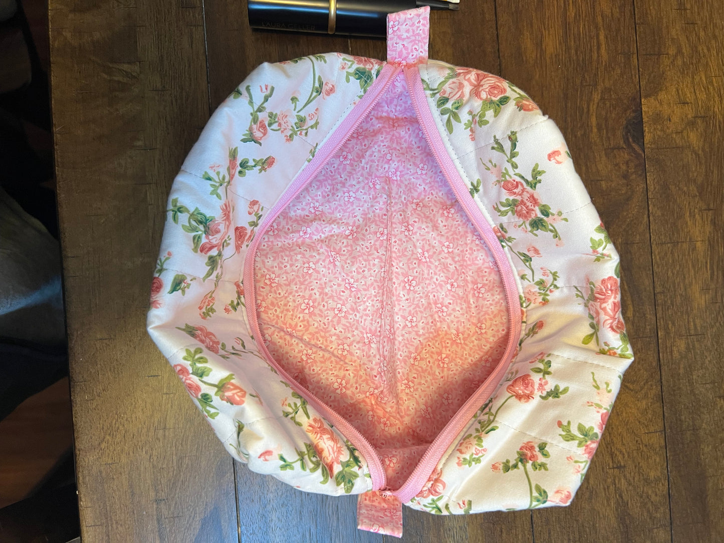 Large Makeup bag English Rose
