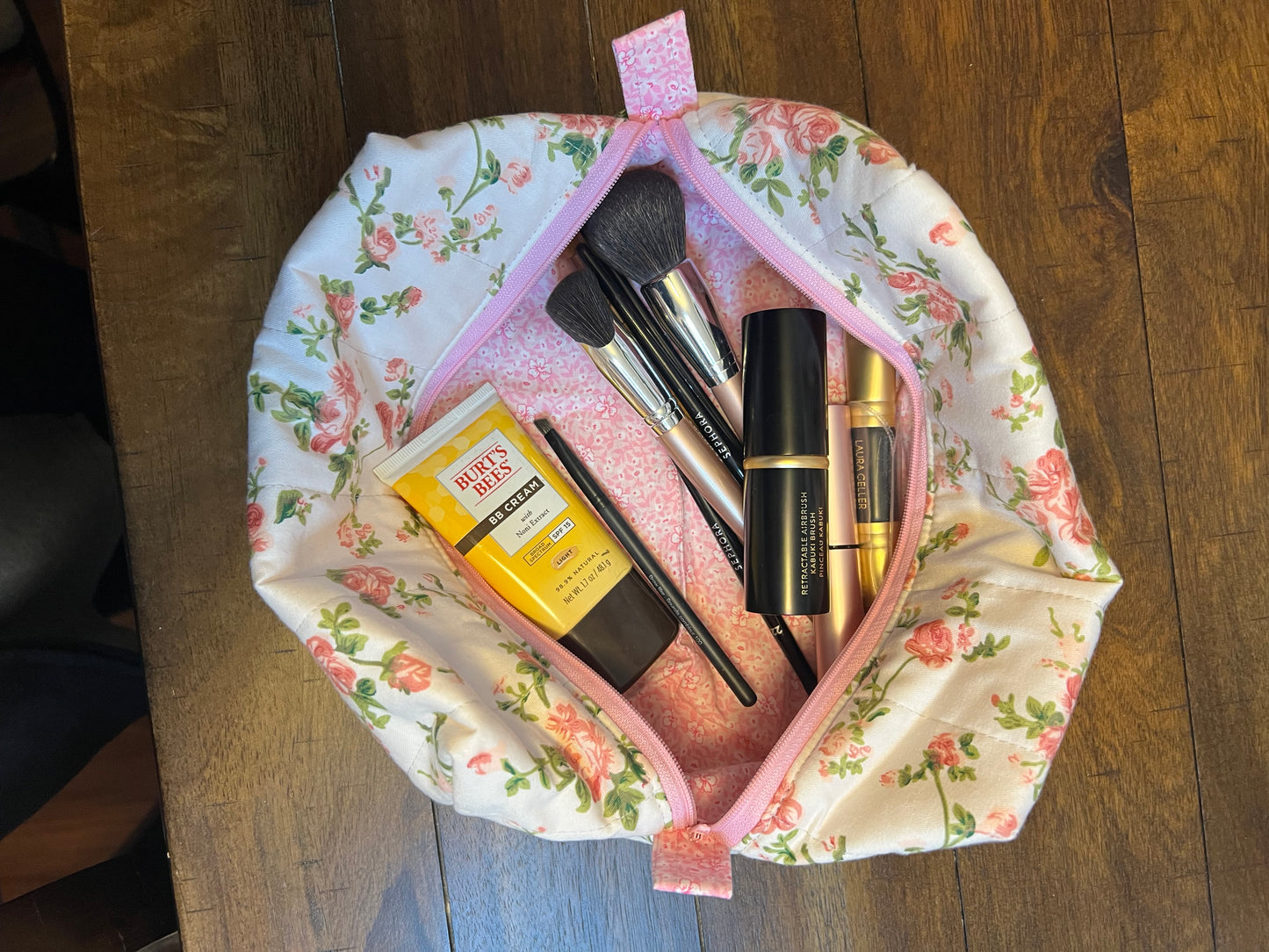 Large Makeup bag English Rose