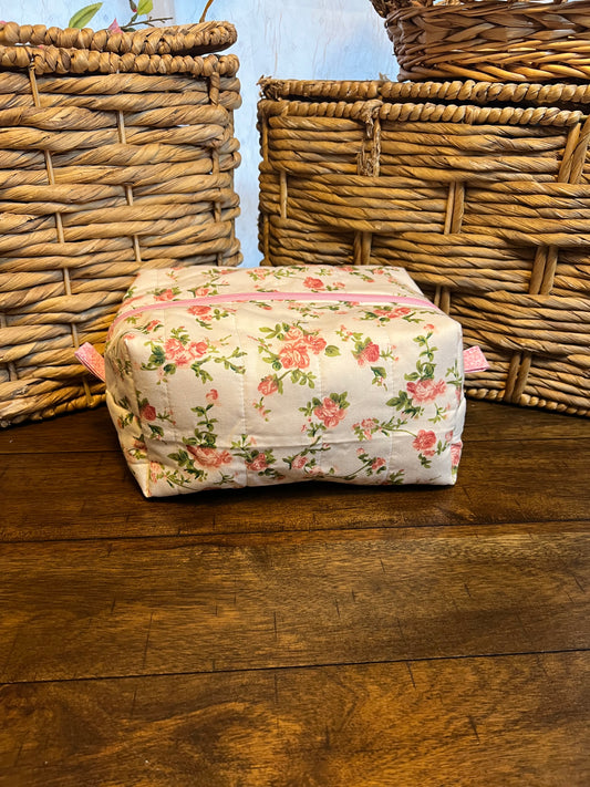 Large Makeup bag English Rose