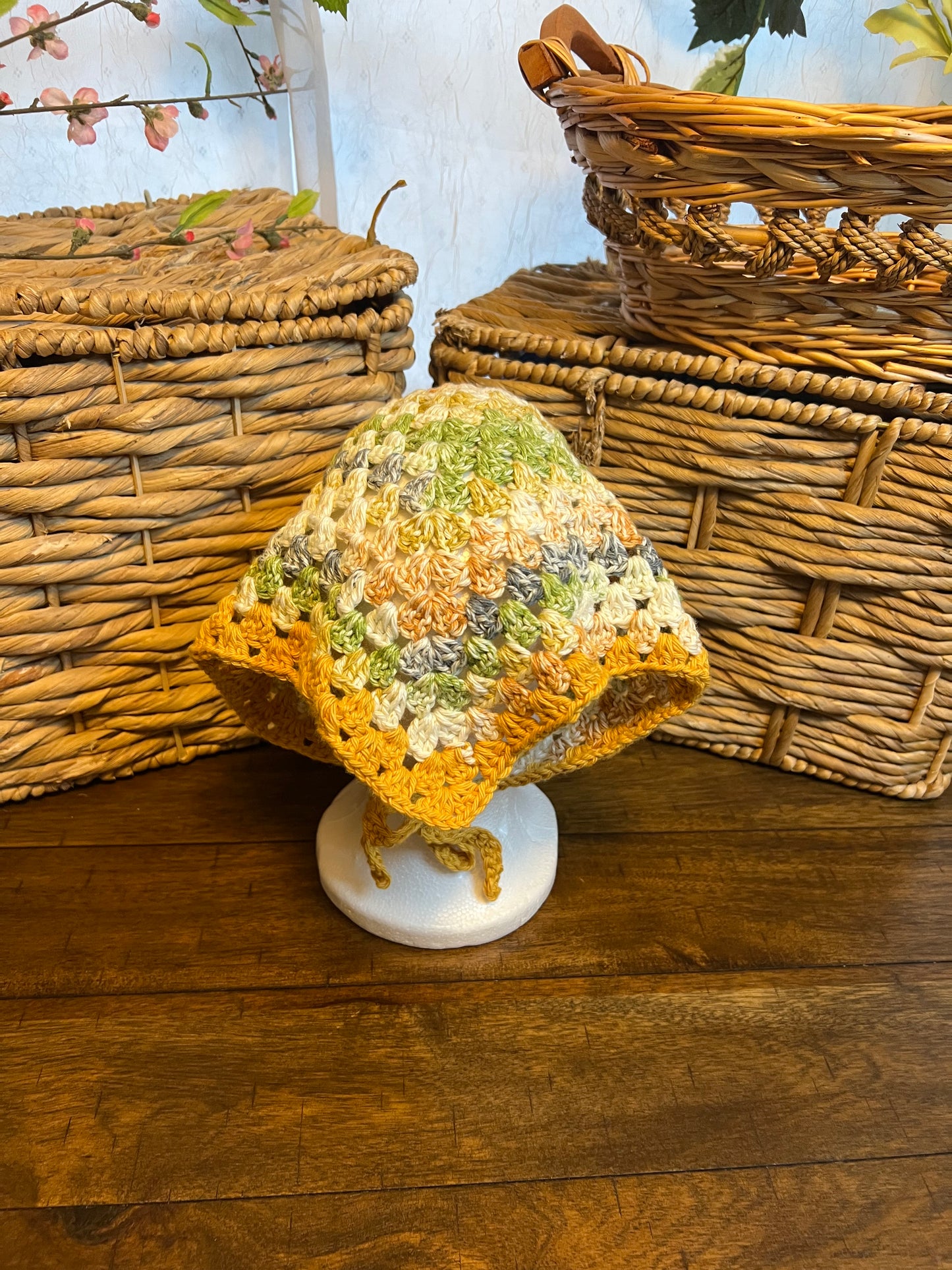 Handmade Crochet Bandana Autumn Breeze