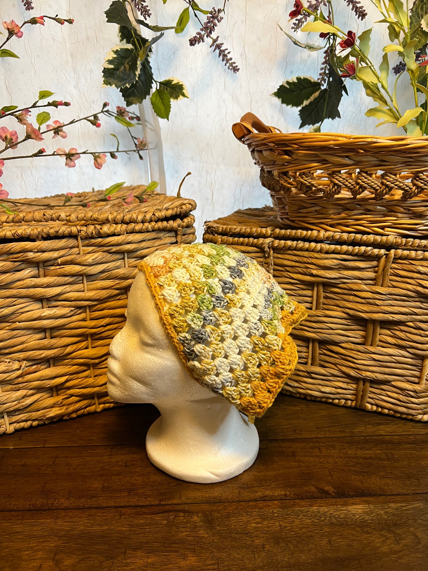 Handmade Crochet Bandana Autumn Breeze