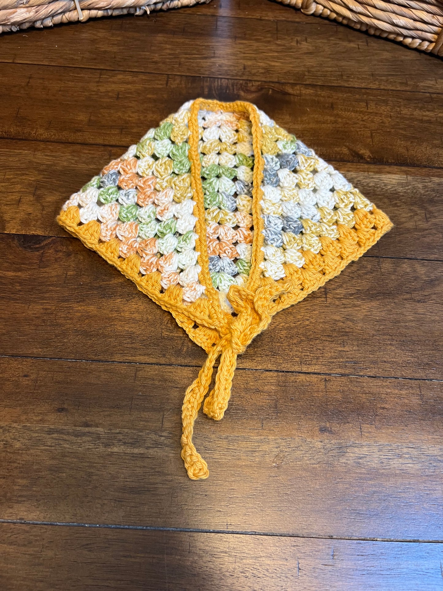 Handmade Crochet Bandana Autumn Breeze
