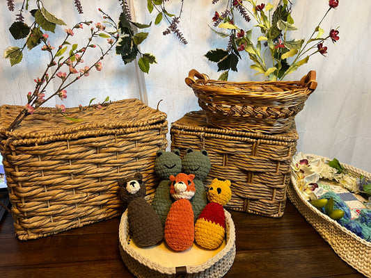 Woodland Forest animal rattle Fox