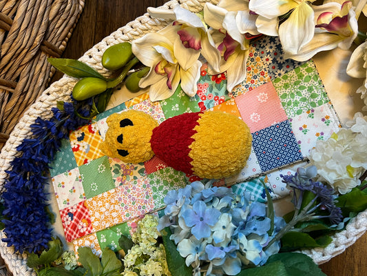 Woodland forest animal rattles Pooh bear