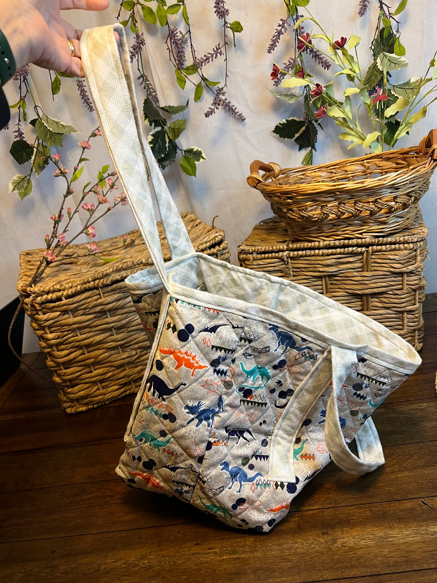 large tote dino bag