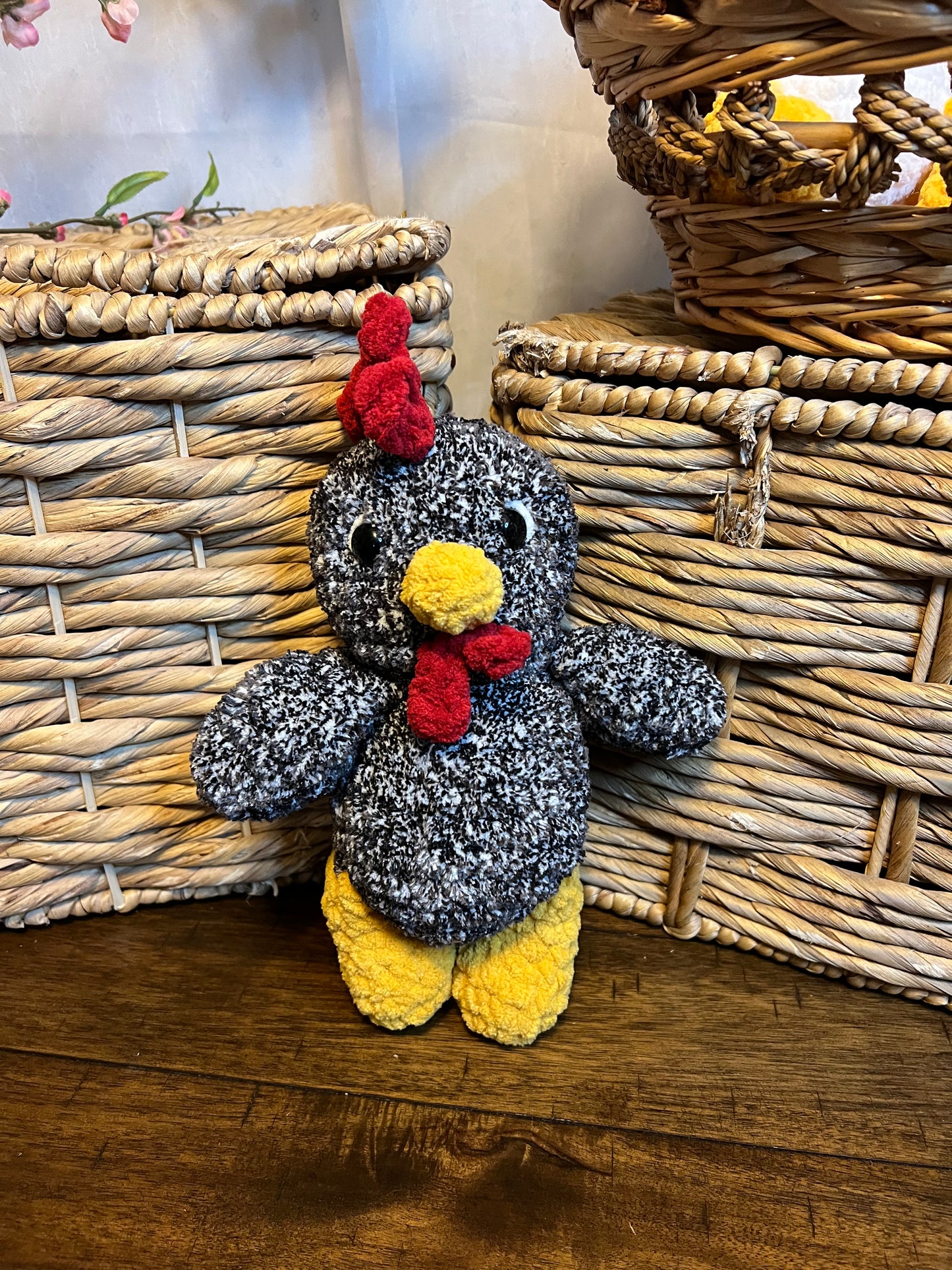 Coop the chicken Black speckled