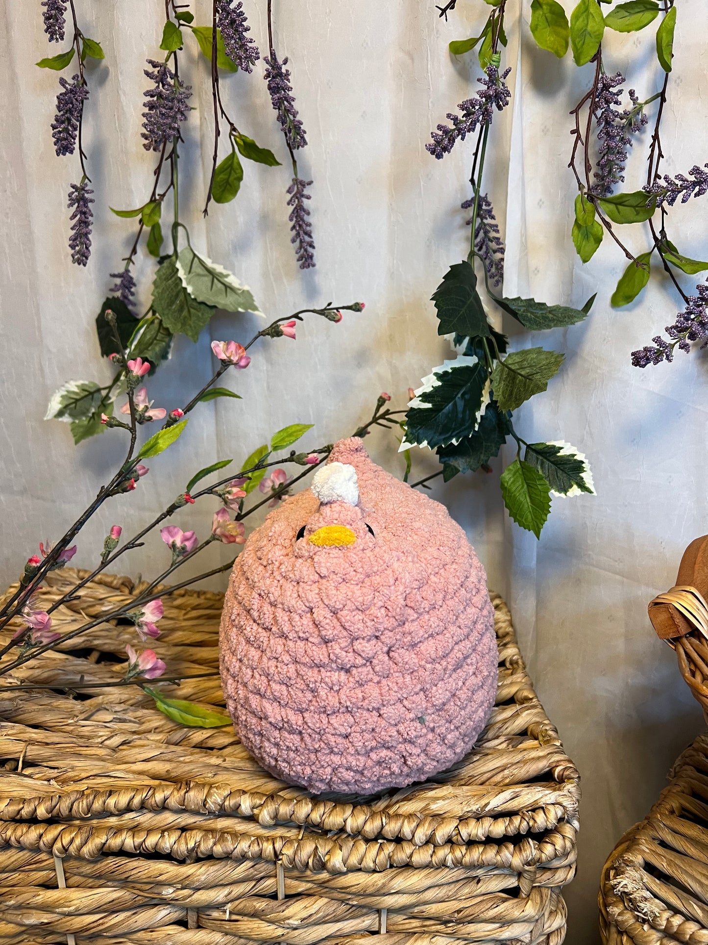 Mabel chicken pink