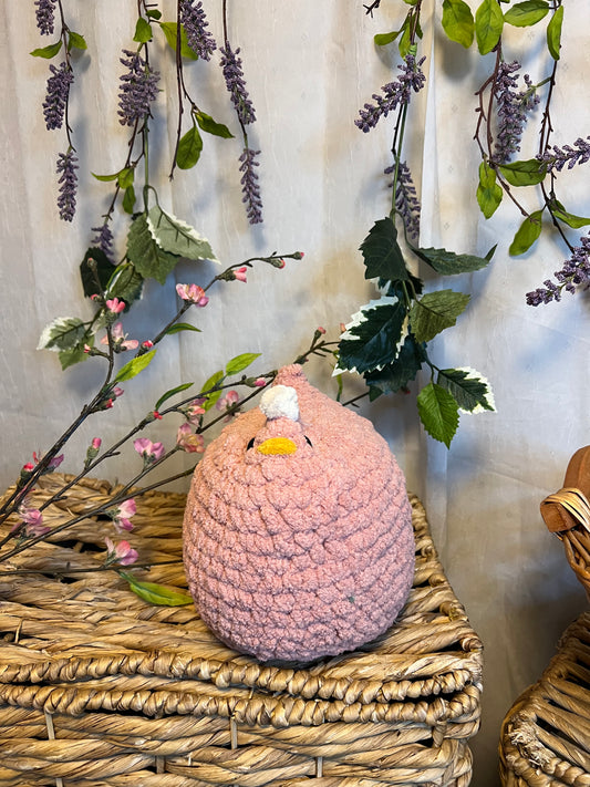 Mabel chicken pink