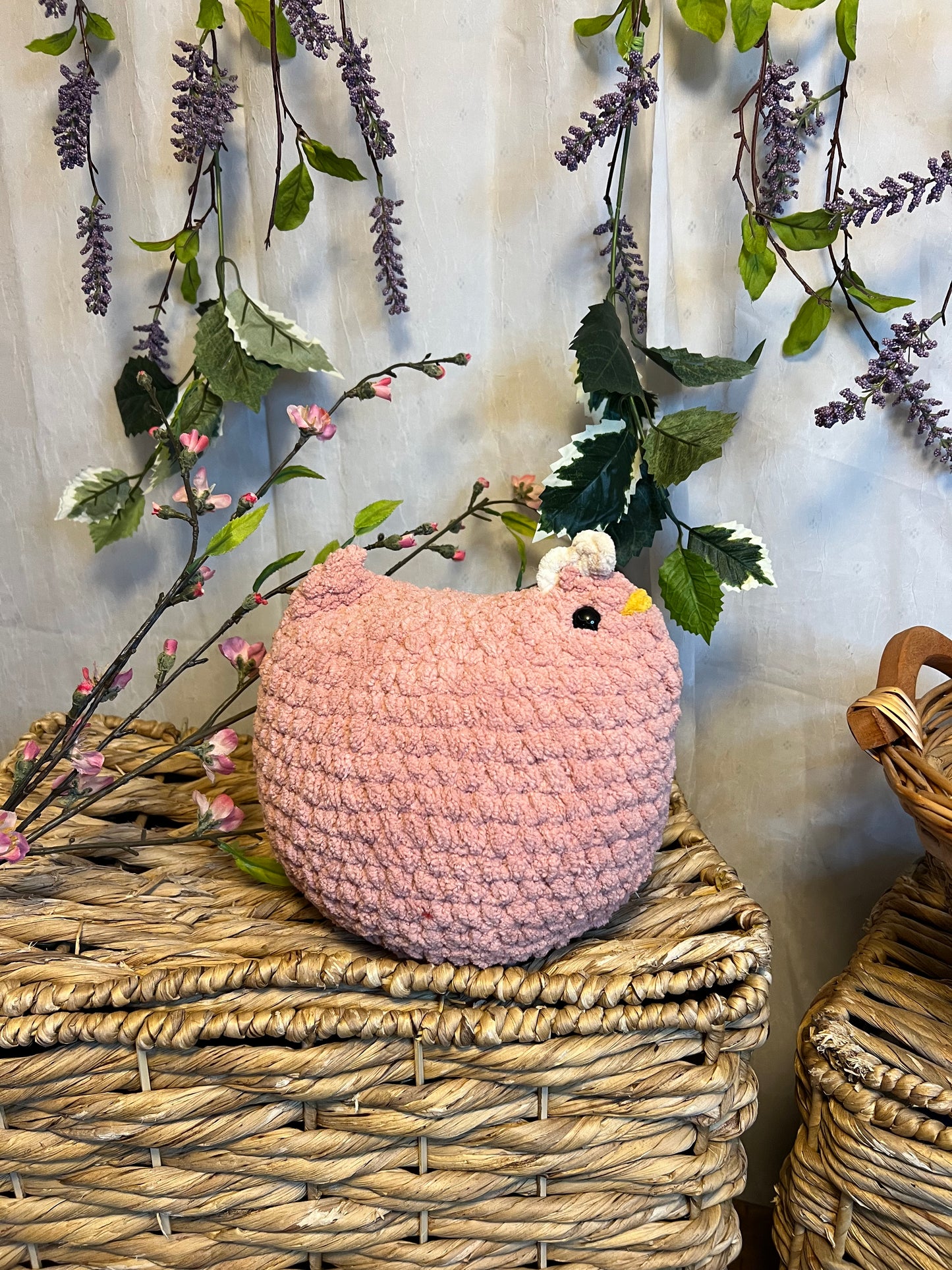 Mabel chicken pink