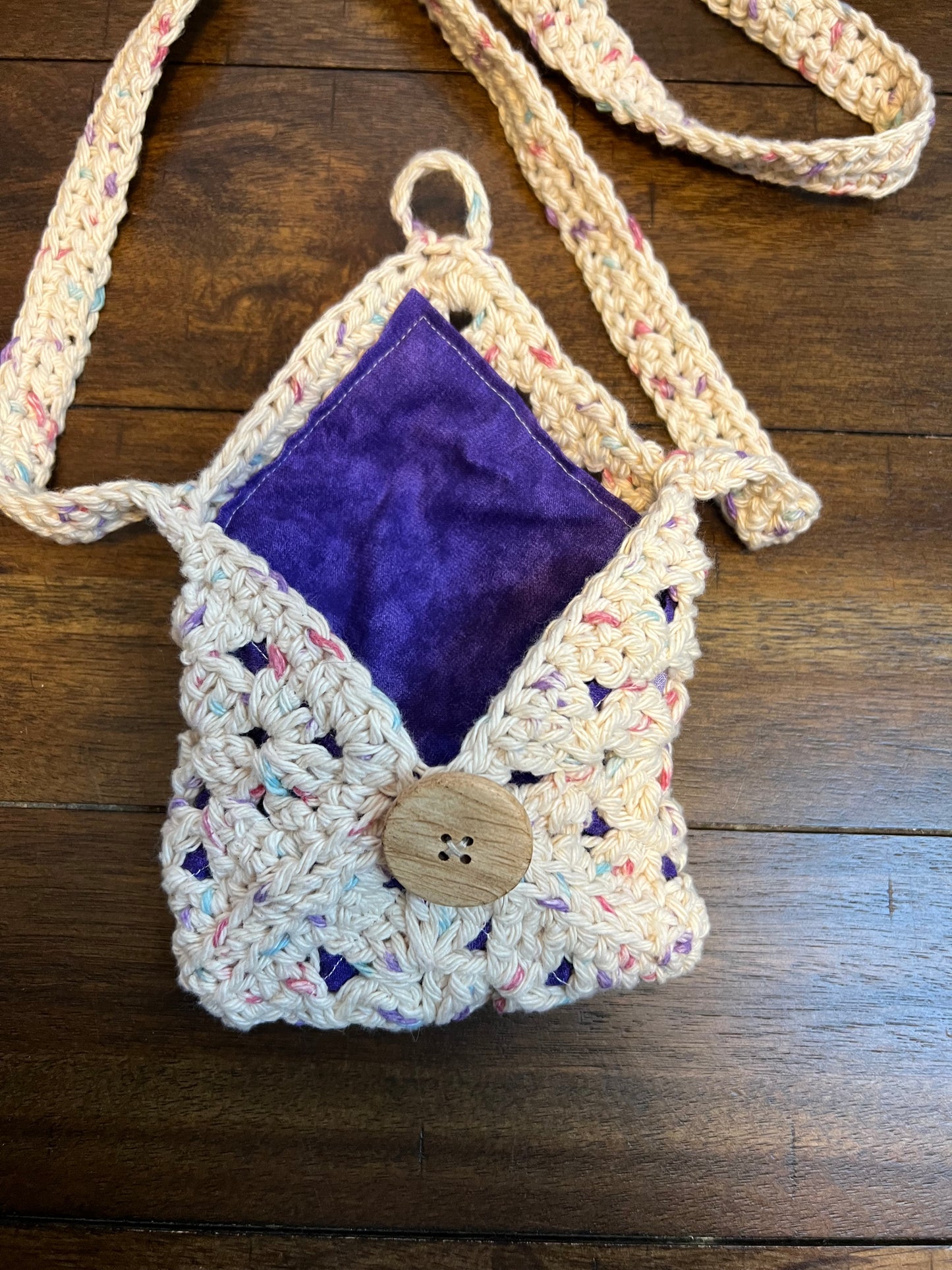 Children's crochet purse