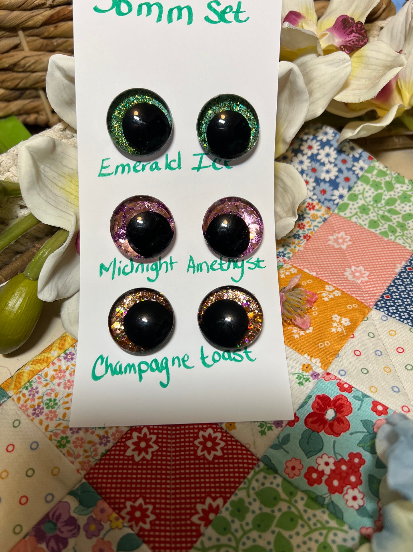 30mm safety eye set, Enchanted Forest