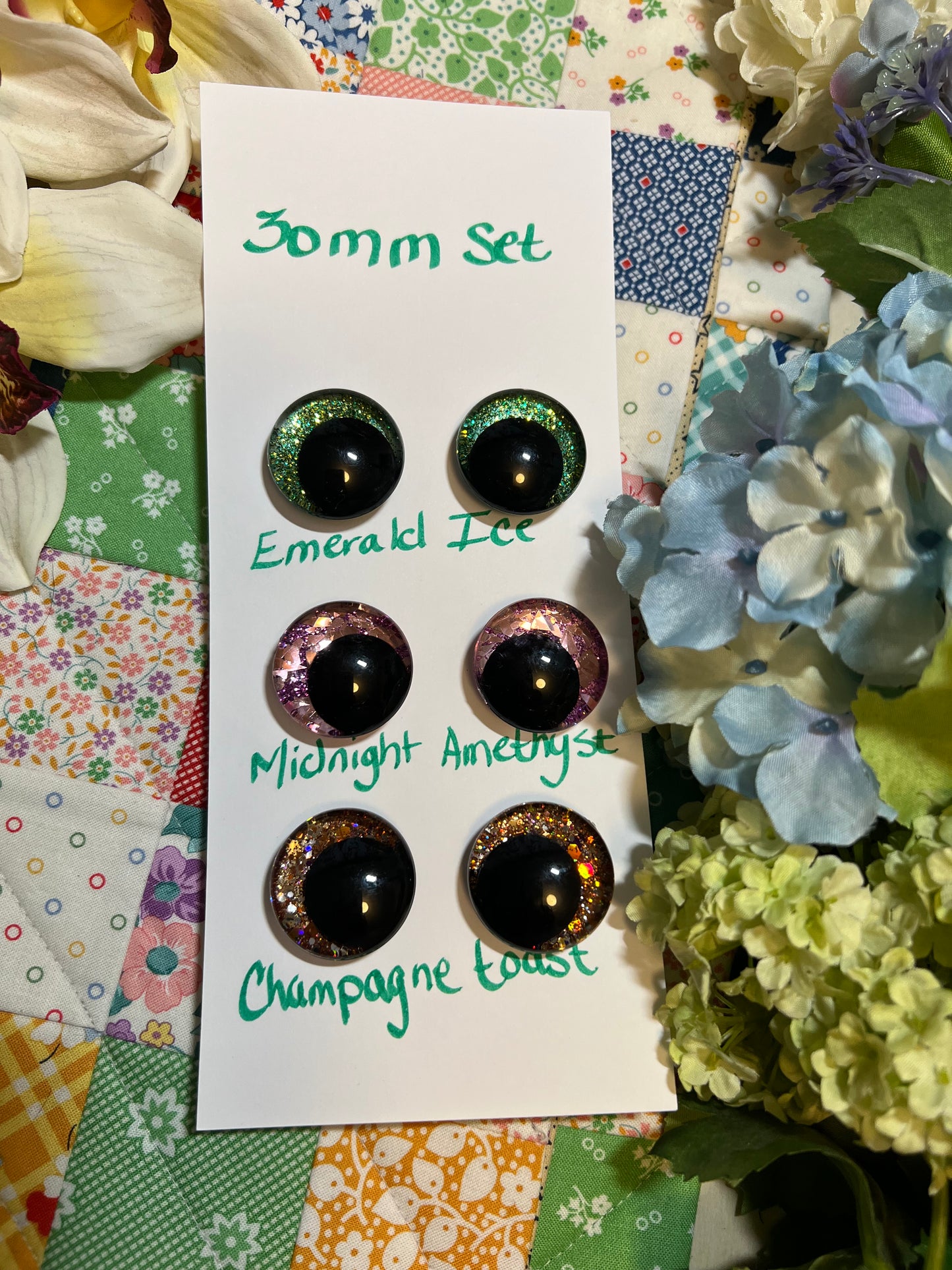 30mm safety eye set, Enchanted Forest