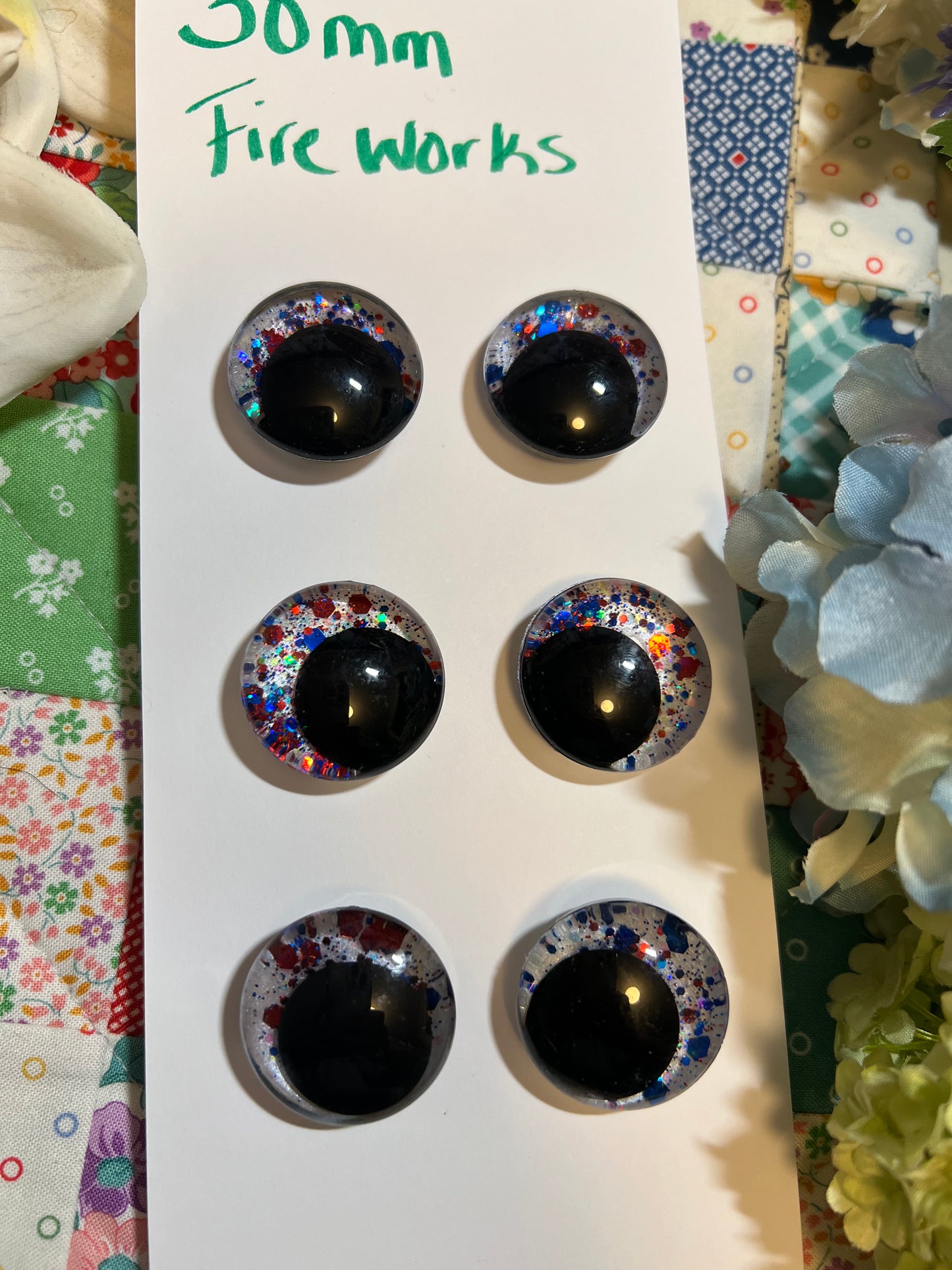 30mm safety eye set, Fireworks