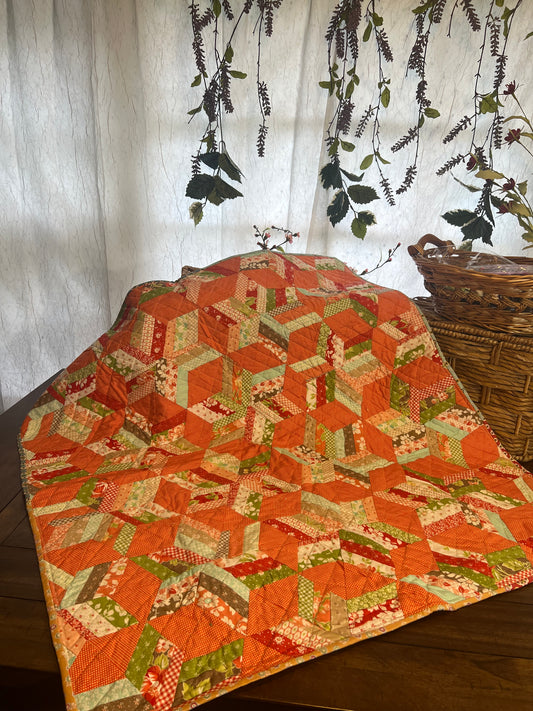 Handmade quilt Stars and strips