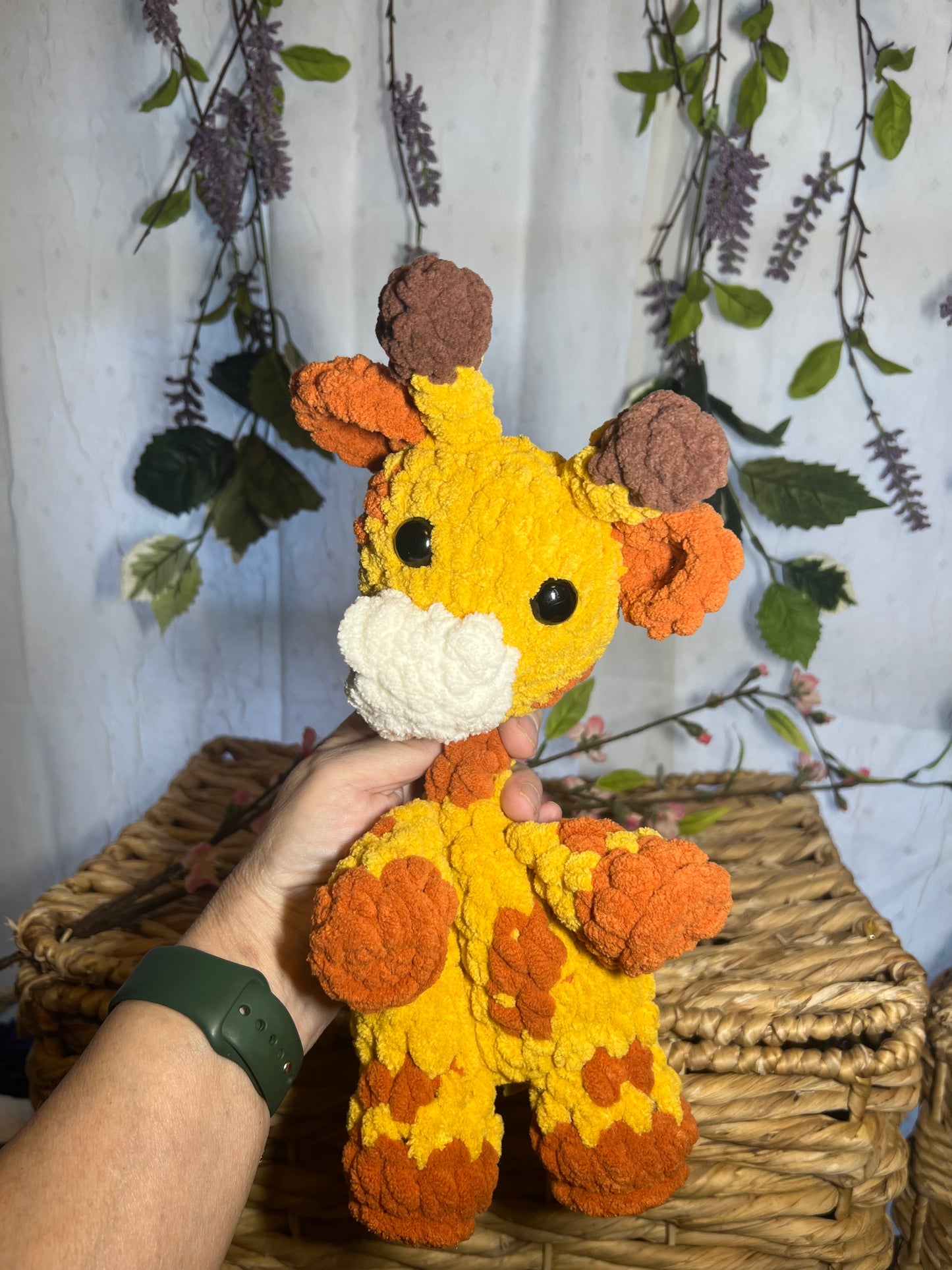 Gentry the Giraffe snuggler