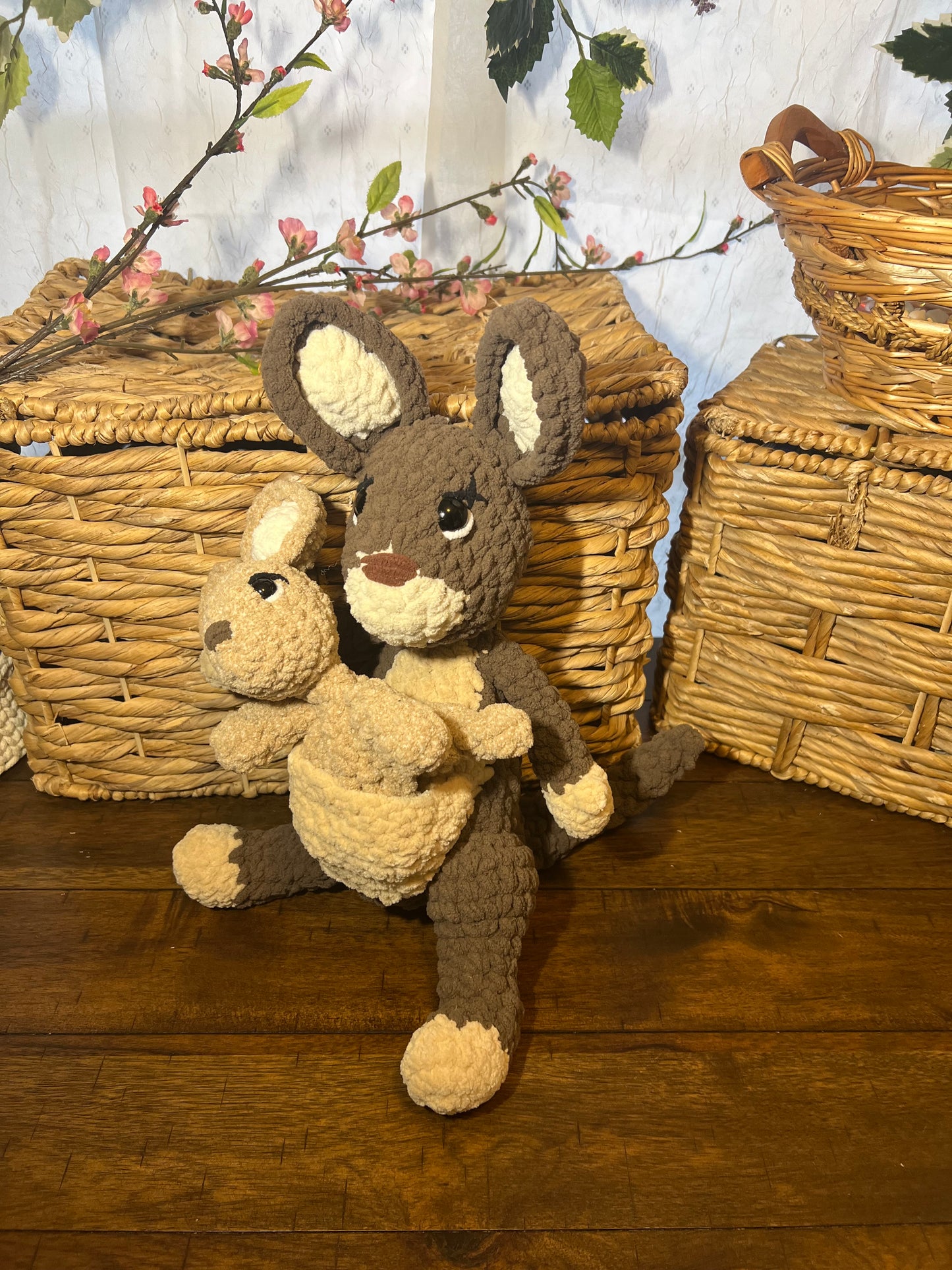 Mama Kangaroo with baby joey