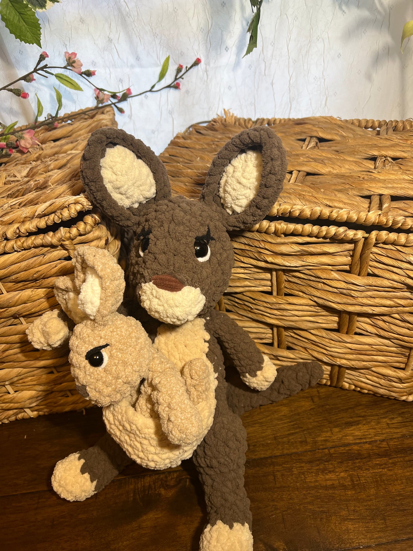 Mama Kangaroo with baby joey